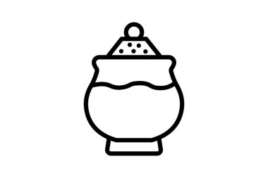 Şeker kasesi, vektör, piksel mükemmel, illüstratör dosyası