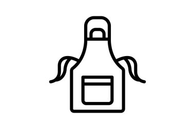 Önlük, vektör, piksel mükemmel, çizer dosyası