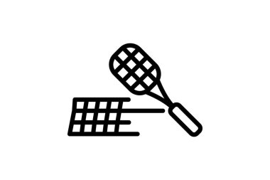 Tenis kortu, vektör, piksel mükemmel, illüstratör dosyası