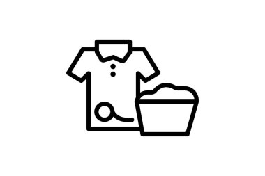 Çamaşır Servisi, vektör, piksel mükemmel, illüstratör dosyası