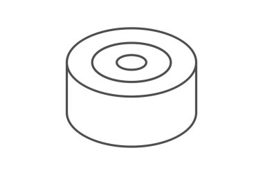 Suşi rulosu, vektör, piksel mükemmel, illüstratör dosyası