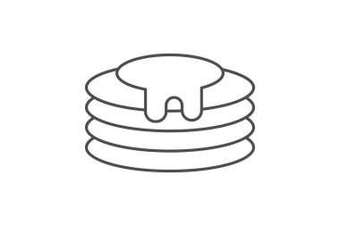 Gözleme Yığını, vektör, piksel mükemmel, illüstratör dosyası