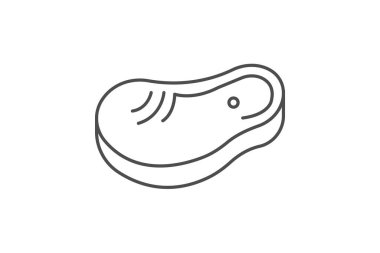 Biftek, vektör, piksel mükemmel, illüstratör dosyası