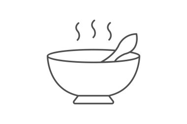 Çorba kasesi, vektör, piksel mükemmel, illüstratör dosyası