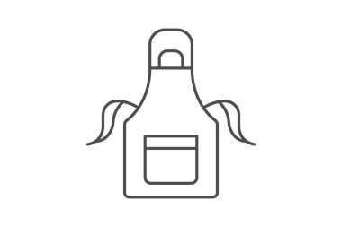 Önlük, vektör, piksel mükemmel, çizer dosyası