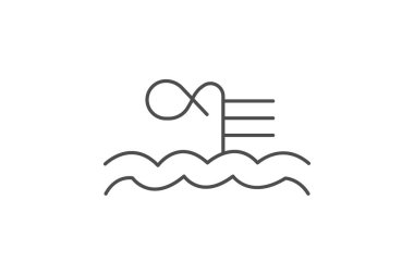 Sonsuzluk Havuzu, vektör, piksel mükemmel, illüstratör dosyası