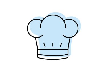 Şef Şapka, vektör, piksel mükemmel, illüstratör dosyası