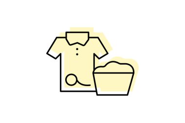 Çamaşır Servisi, vektör, piksel mükemmel, illüstratör dosyası