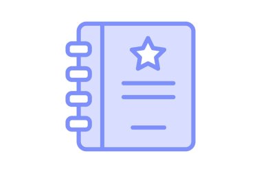 Rezervasyon Defteri, vektör, piksel mükemmel, illüstratör dosyası