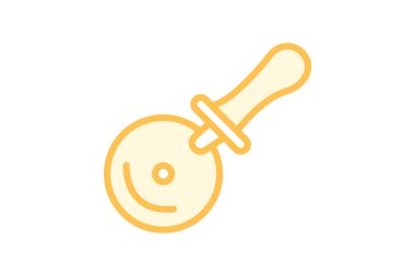 Pizza makası, vektör, piksel mükemmel, illüstratör dosyası