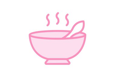 Çorba kasesi, vektör, piksel mükemmel, illüstratör dosyası