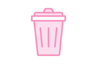 Çöp kutusu, vektör, piksel mükemmel, illüstratör dosyası