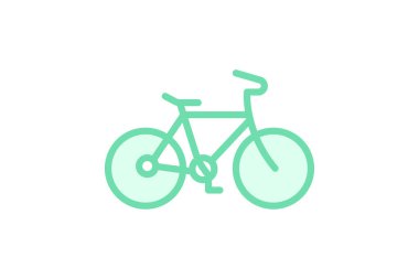 Bisiklet Kiralama, vektör, piksel mükemmel, illüstratör dosyası