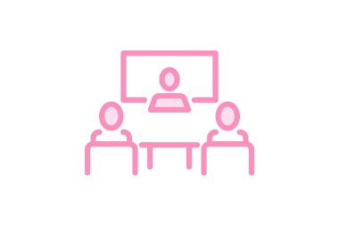 Konferans odası, vektör, piksel mükemmel, illüstratör dosyası