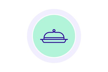 Tereyağı Tabağı, vektör, piksel mükemmel, illüstratör dosyası