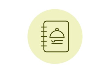 Menü Kitabı, vektör, piksel mükemmel, illüstratör dosyası