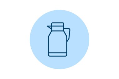 Süt sürahisi, vektör, piksel mükemmel, illüstratör dosyası