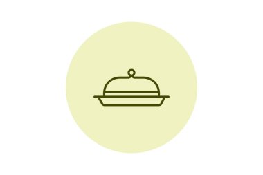 Tereyağı Tabağı, vektör, piksel mükemmel, illüstratör dosyası