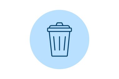 Çöp kutusu, vektör, piksel mükemmel, illüstratör dosyası