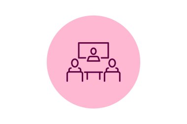 Konferans odası, vektör, piksel mükemmel, illüstratör dosyası