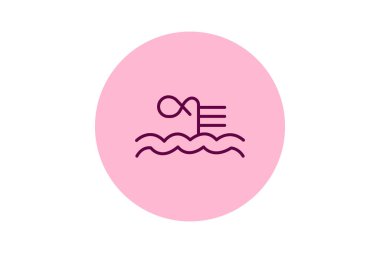 Sonsuzluk Havuzu, vektör, piksel mükemmel, illüstratör dosyası