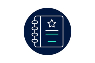 Rezervasyon Defteri, vektör, piksel mükemmel, illüstratör dosyası