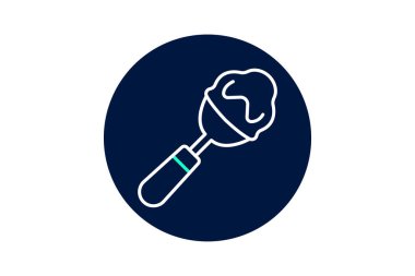 Dondurma kepçesi, vektör, piksel mükemmel, illüstratör dosyası