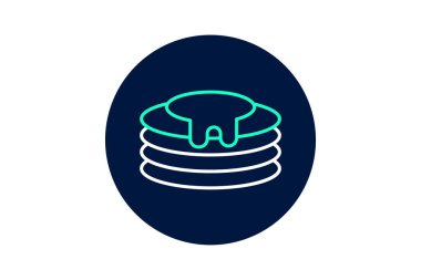 Gözleme Yığını, vektör, piksel mükemmel, illüstratör dosyası