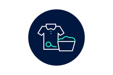 Çamaşır Servisi, vektör, piksel mükemmel, illüstratör dosyası