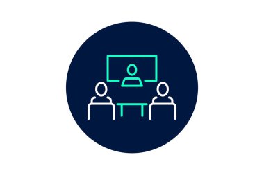 Konferans odası, vektör, piksel mükemmel, illüstratör dosyası