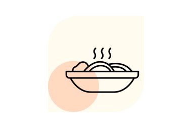 Makarna kasesi, vektör, piksel mükemmel, illüstratör dosyası