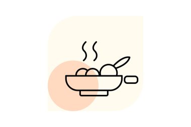 Kahvaltı Büfesi, vektör, piksel mükemmel, illüstratör dosyası