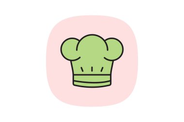 Şef Şapka, vektör, piksel mükemmel, illüstratör dosyası