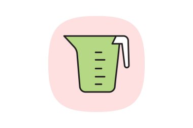 Ölçme Kabı, vektör, piksel mükemmel, illüstratör dosyası