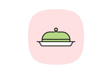 Tereyağı Tabağı, vektör, piksel mükemmel, illüstratör dosyası