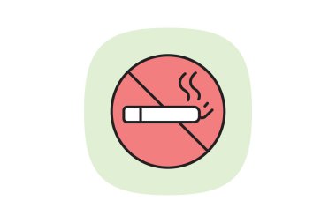 Sigara İçme İşareti, vektör, piksel mükemmel, illüstratör dosyası yok