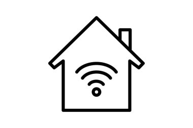 Smart Home, vektör, piksel mükemmel, illüstratör dosyası