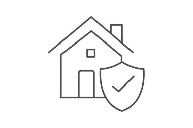 Ev Sigortası, vektör, piksel mükemmel, illüstratör dosyası