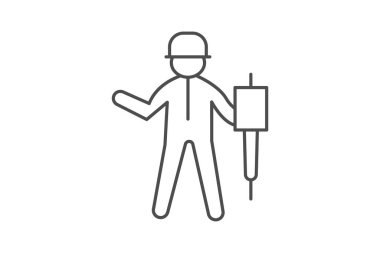 Mimar, vektör, piksel mükemmel, illüstratör dosyası