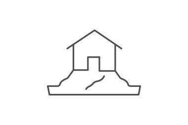 House Foundation, vektör, piksel mükemmel, illüstratör dosyası