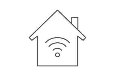 Smart Home, vektör, piksel mükemmel, illüstratör dosyası