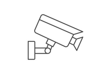 Gözetim kamerası, vektör, piksel mükemmel, illüstratör dosyası