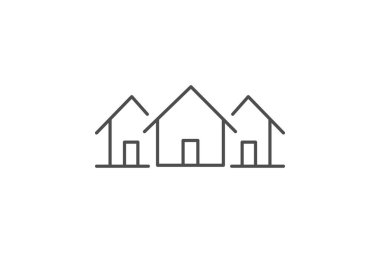 Mahalle, vektör, piksel mükemmel, illüstratör dosyası