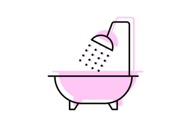 Banyo Kaldırma, vektör, piksel mükemmel, illüstratör dosyası