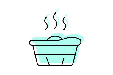 Sauna, vektör, piksel mükemmel, çizer dosyası