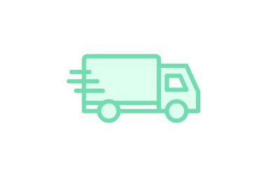 Kamyon, vektör, piksel mükemmel, resimleyici dosyası taşınıyor