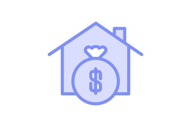 Ev Özsermayesi, vektör, piksel mükemmel, illüstratör dosyası