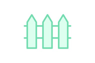 Çit, vektör, piksel mükemmel, çizer dosyası