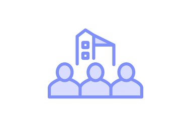 Konut Derneği, vektör, piksel mükemmel, illüstratör dosyası