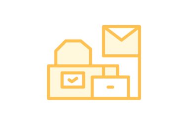 Posta odası, vektör, piksel mükemmel, illüstratör dosyası